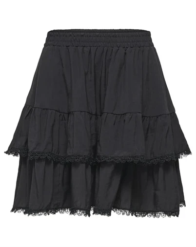 Only - ONLLuna Layer Short Nederdel - Black